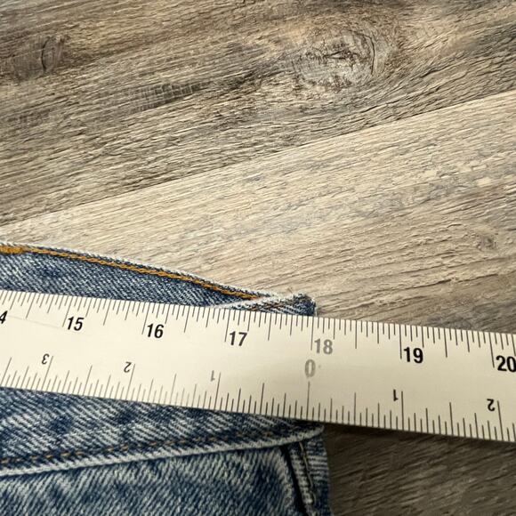 Vintage Y2K 2000s Levis 550 Faded Blue Men 36x30 Relaxed Fit Denim Jeans Red Tab - Picture 6 of 11